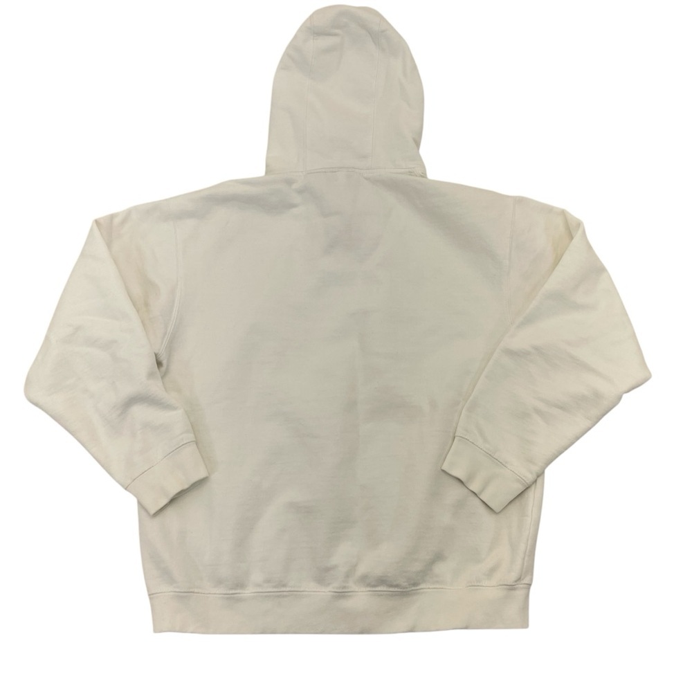 “H” New York Heavyweight Hoodie Medium White/Orange - Picture 2 of 11